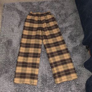 Soft plaid pants